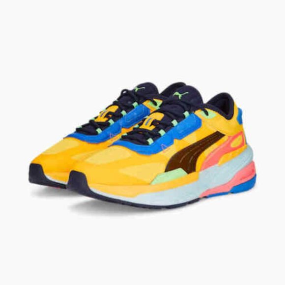 Puma Extent NITRO Energy Mens Athletic Shoes Yellow Blue 387654-01`NEW Sz 9.5 - Picture 5 of 8